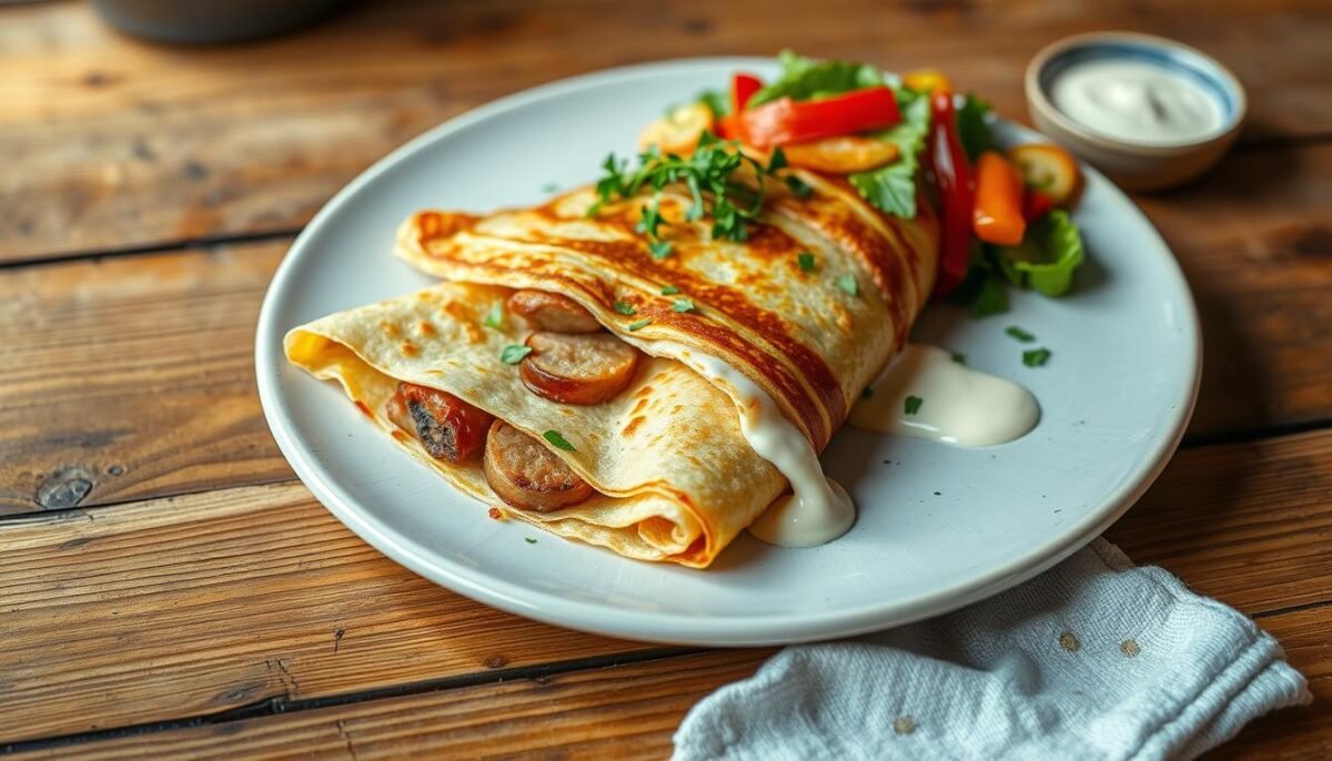 crêpe aumônière salée