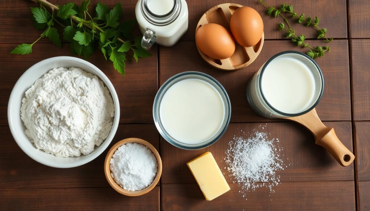 ingrédients crêpe au beurre salé