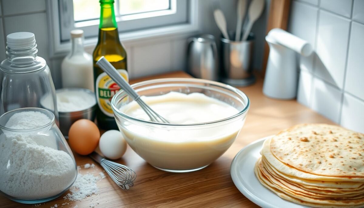 recette de crêpes légères à la bière